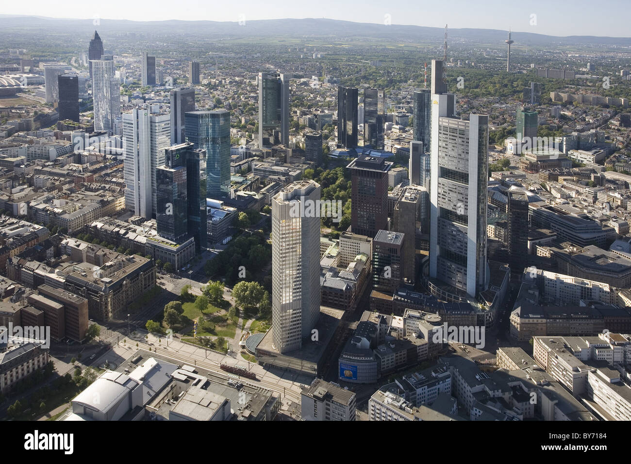 Center, Bankenviertel, Frankfurt Am Main, Hessen, Deutschland Stockfoto