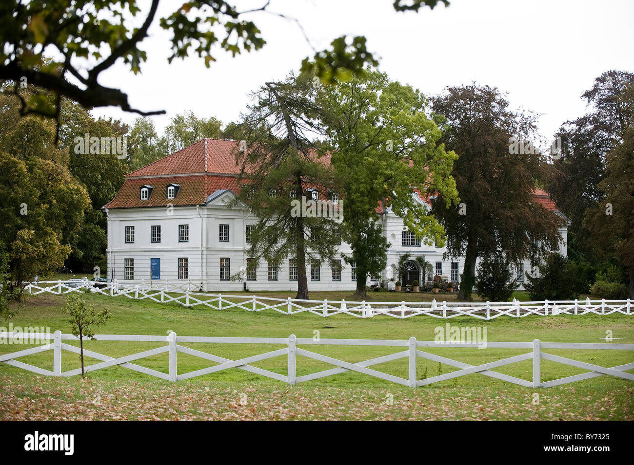 Manor-Haus und Garten, Gut Panker, Panker, Ostsee, Plön, Schleswig-Holstein, Deutschland Stockfoto