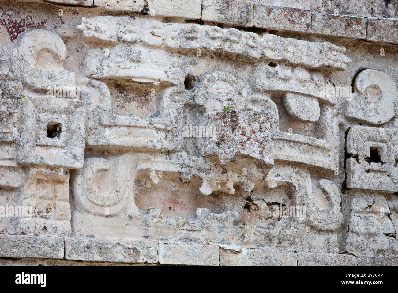 'La Iglesia' oder 'die Kirche' in Chichen Itza, Mexiko Stockfoto