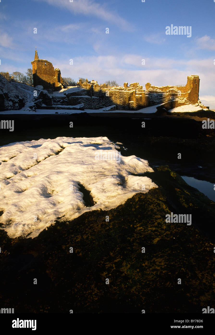 Burg von St Andrews, Fife, Schottland Stockfoto
