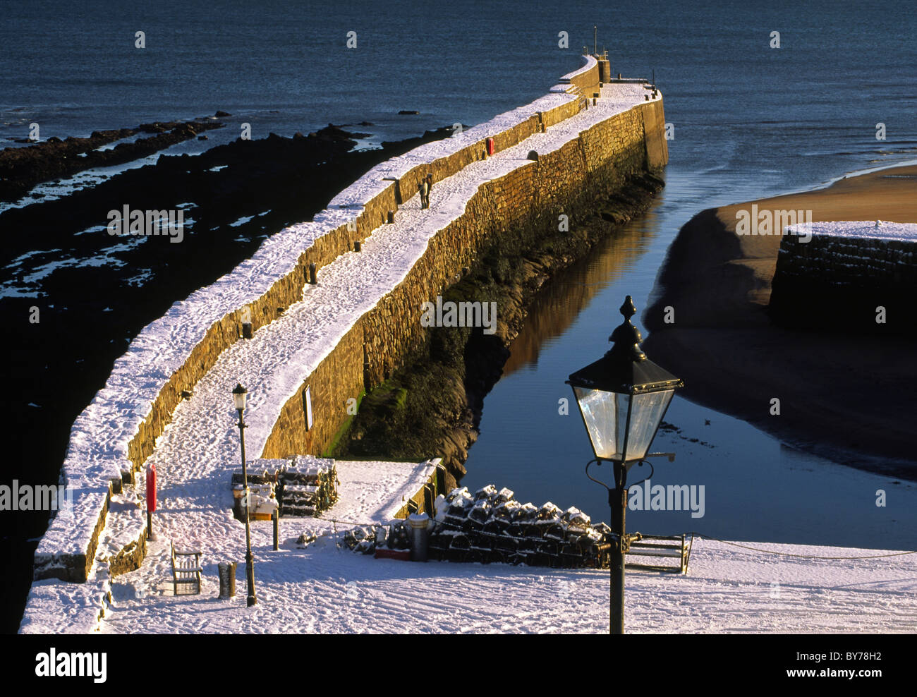 St Andrews Pier, Fife, Schottland Stockfoto