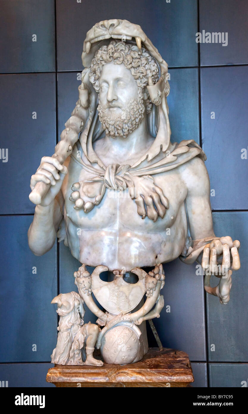 Alten Herkules-Statue Kapitolinischen Museum Rom Italien Stockfoto