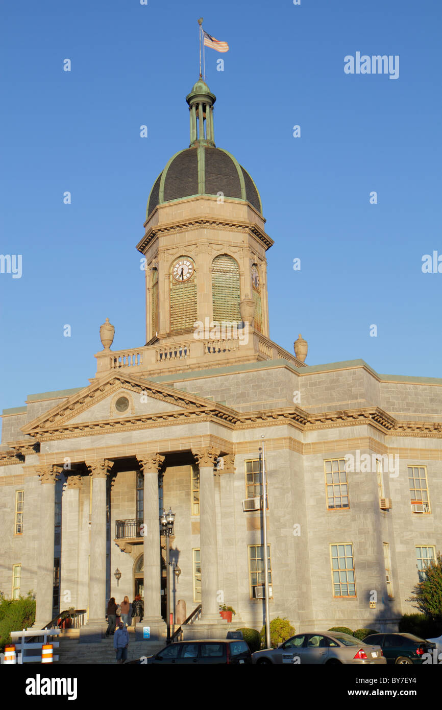 North Carolina, North Carolina, North, South, Tar Heel State, Murphy, Kleinstadt, historisches Cherokee County Courthouse, klassische Architektur, öffentliches Gebäude, Uhr, Do Stockfoto