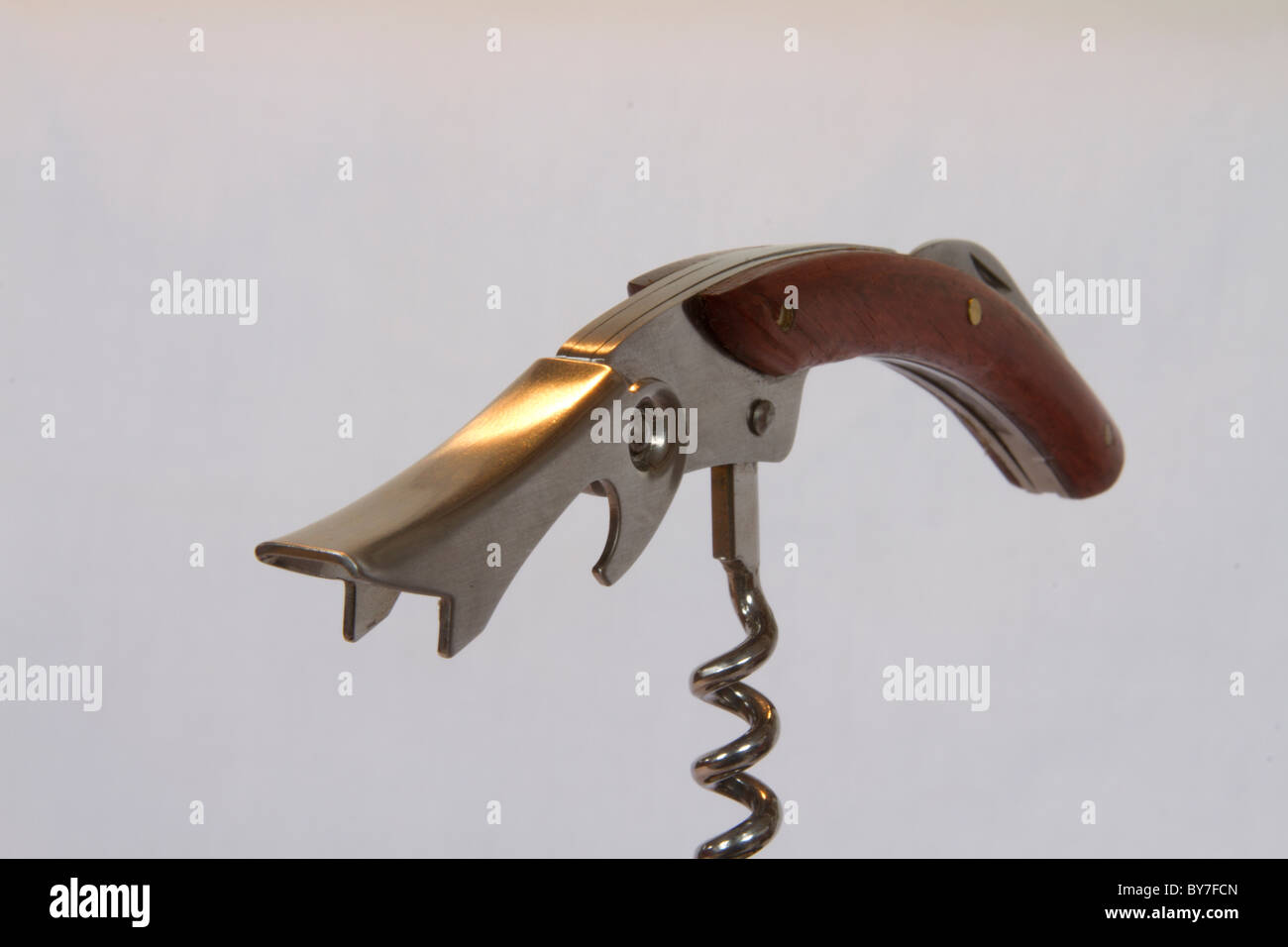 Flasche Öffner braun Aussehen Krokodil Stockfoto