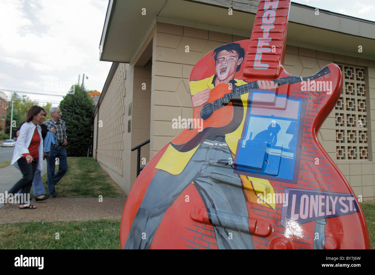 Tennessee Nashville, Country Music Hall of Fame & Museum, historische RCA Studio B-Tour, Musikindustrie, Aufnahme, Erhaltung, Ausstellungssammlung ausstellen Stockfoto