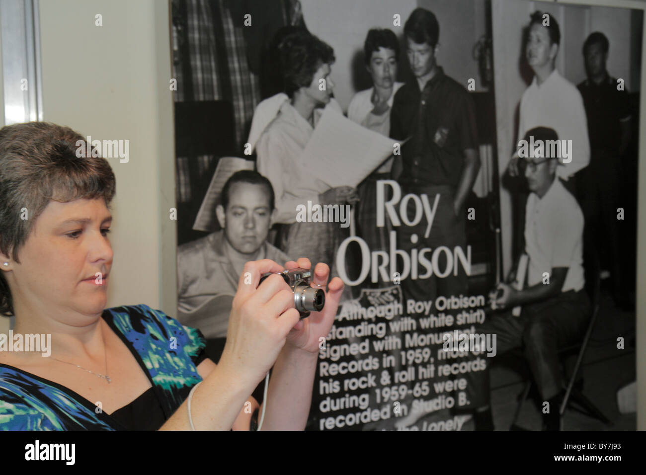 Nashville Tennessee, Country Music Hall of Fame und & Museum, historische RCA Studio B-Tour, Musikindustrie, Aufnahme, Erhaltung, Ausstellungsausstellung Collec Stockfoto