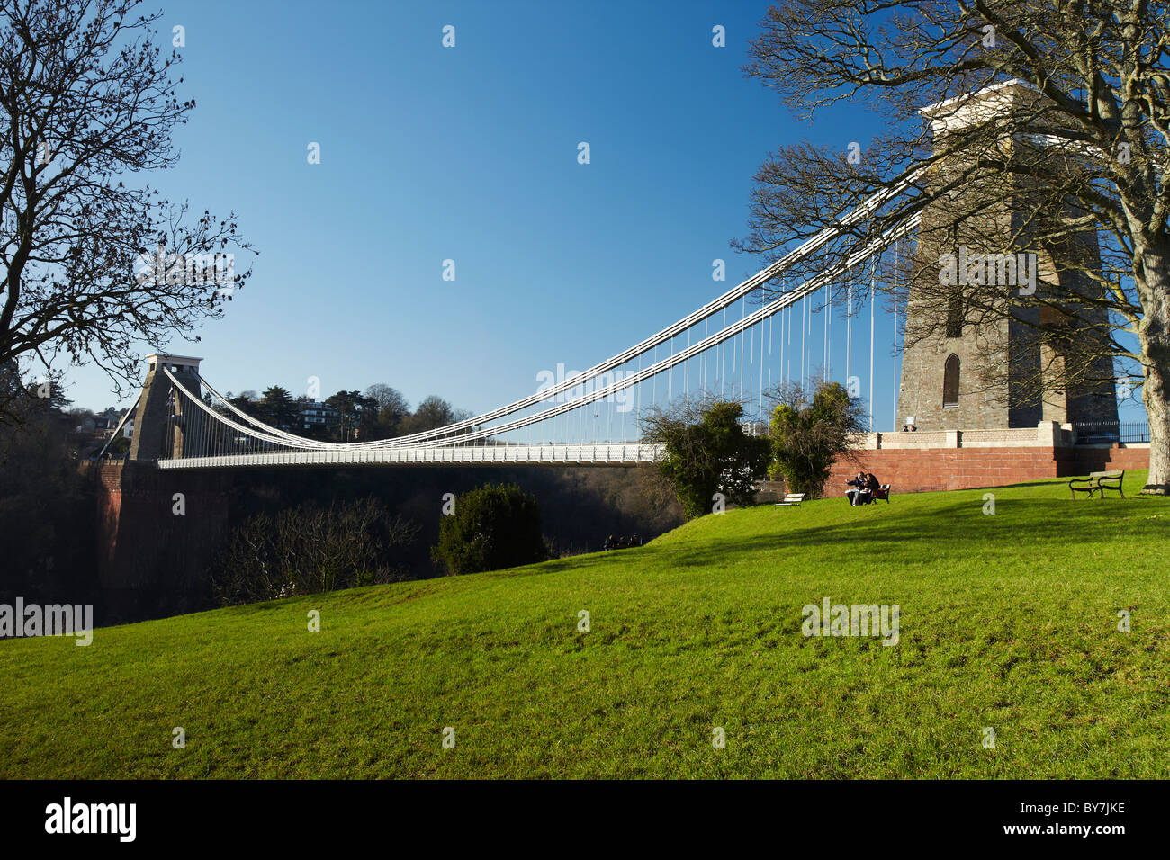Clifton Suspension Bridge, Bristol, Avon, England, Vereinigtes Königreich Stockfoto