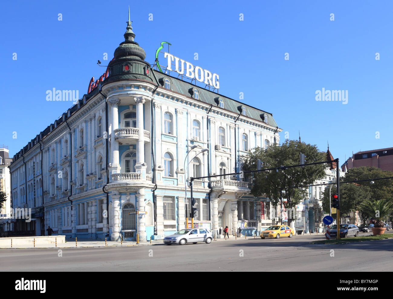 Altes Haus im Zentrum von Varna, Bulgarien Stockfoto