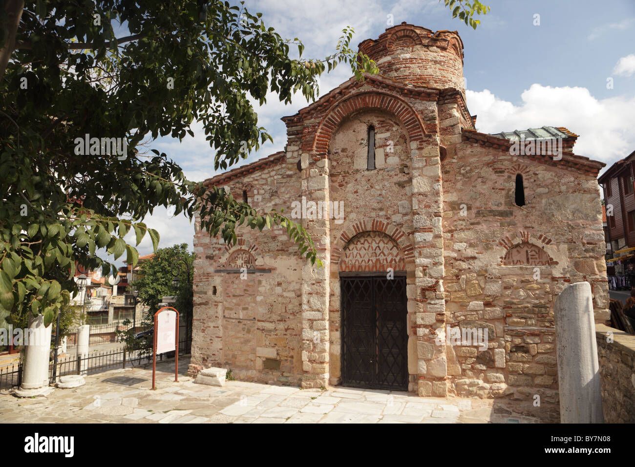 Kirche des Heiligen Johannes des Täufers in Nessebar, Bulgarien Stockfoto