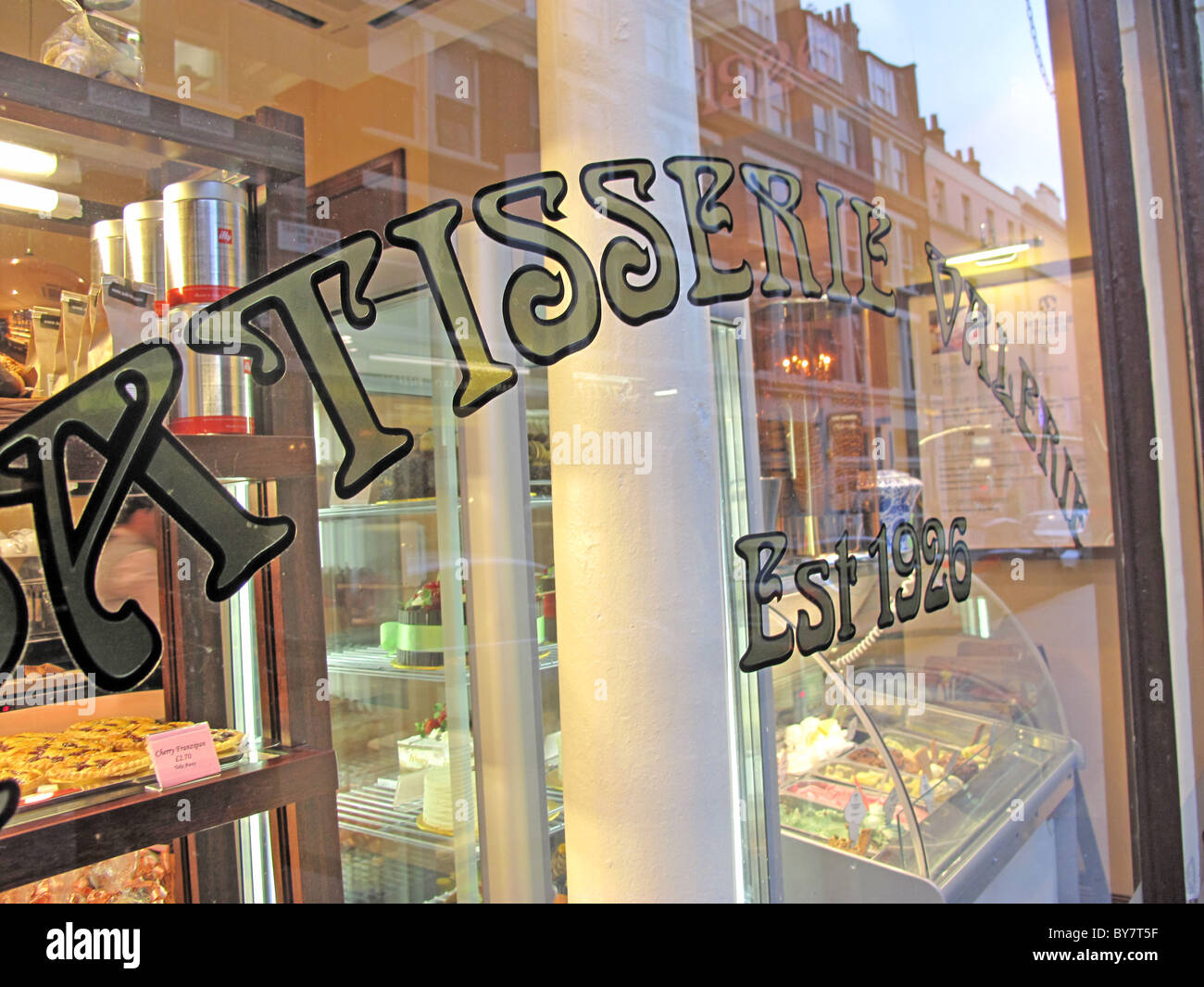 Patisserie Valerie Charing Cross Road London Stockfoto