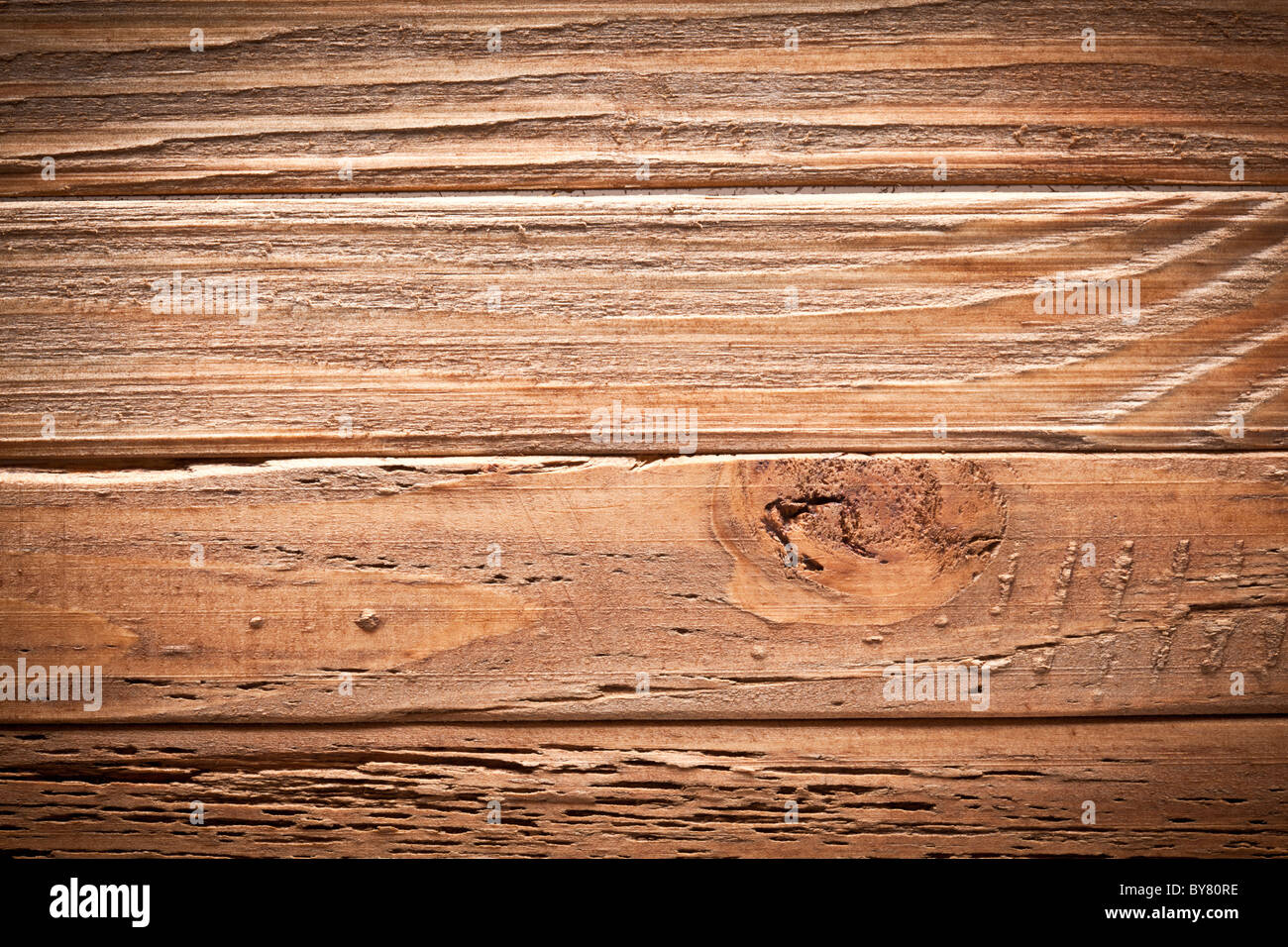 Bildstruktur von alten Holzbohlen. Stockfoto