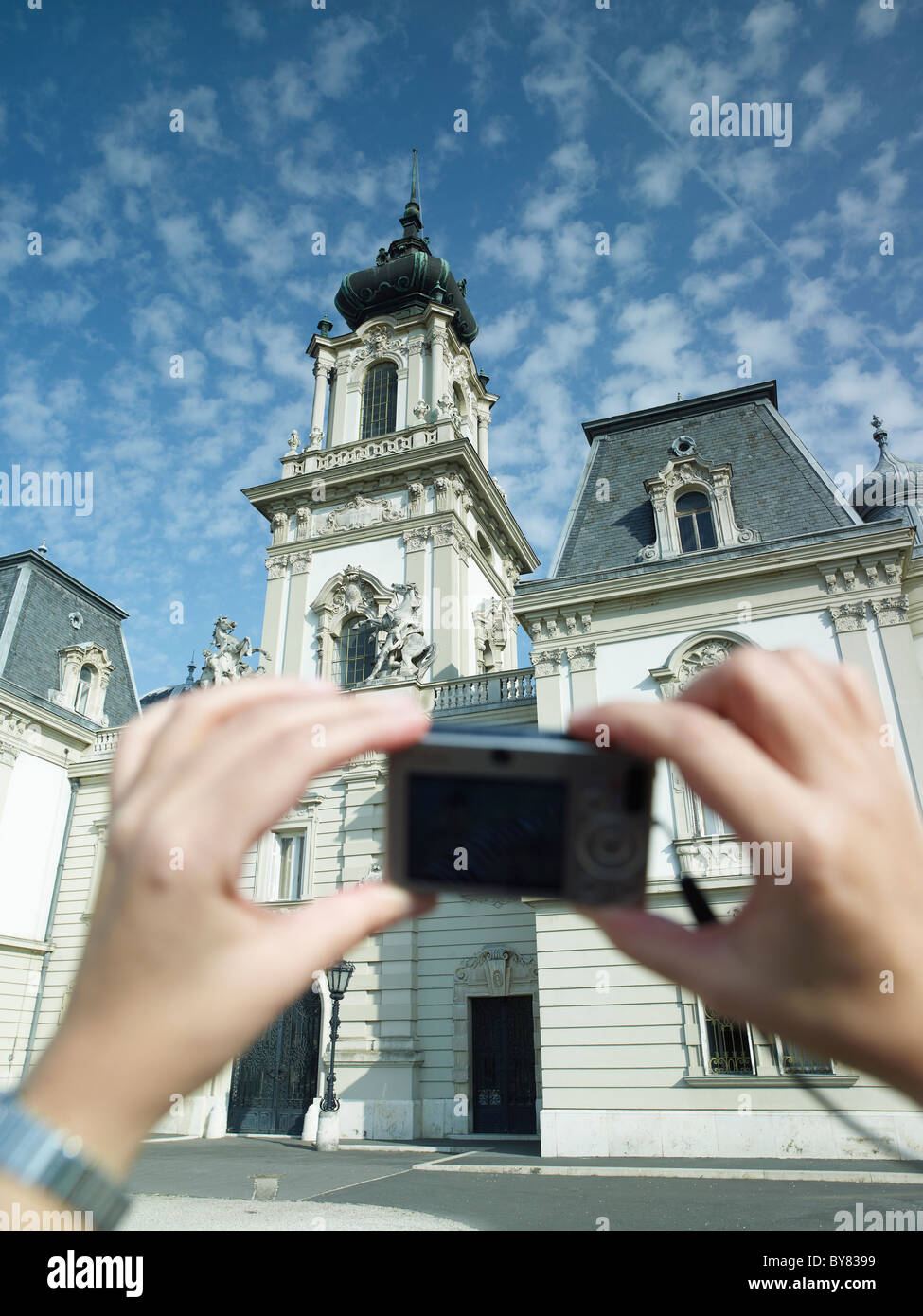 Fotografieren in Prag Stockfoto