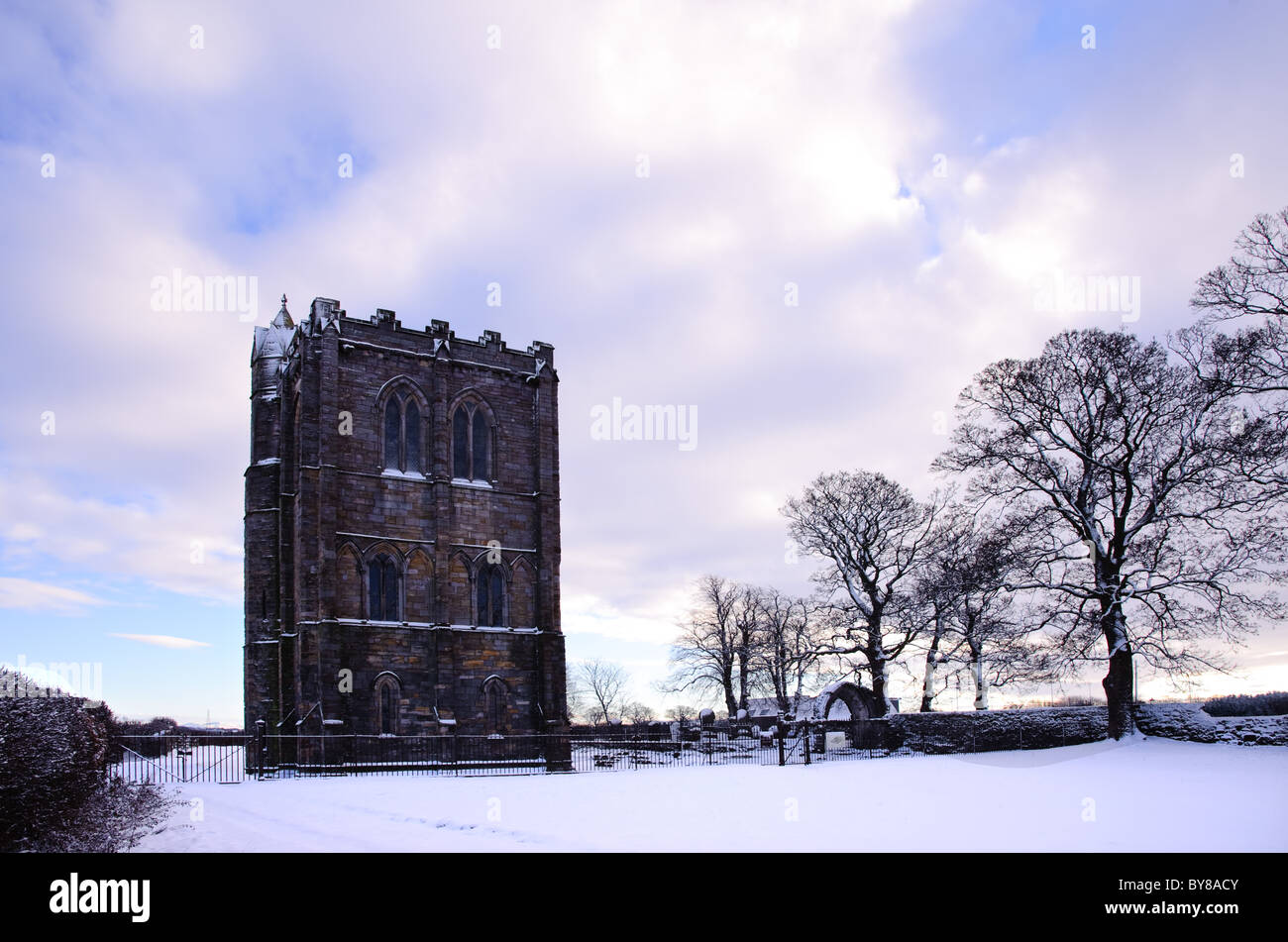 Cambuskenneth Abbey Glockenturm, Stirling, Schottland, Großbritannien. Stockfoto