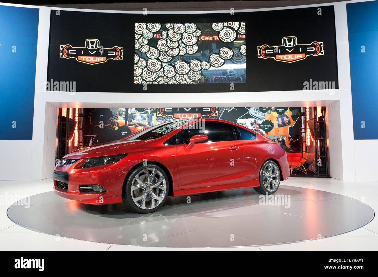 2012-Honda Civic-Konzept auf der 2011 North American International Auto Show in Detroit Stockfoto