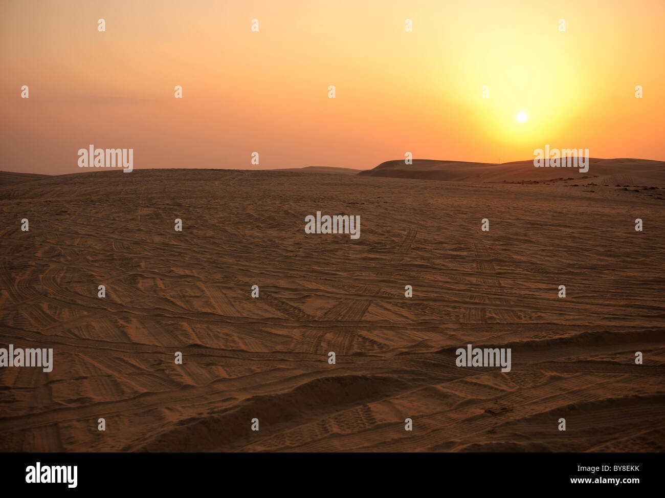 Katar Wüste Stockfoto