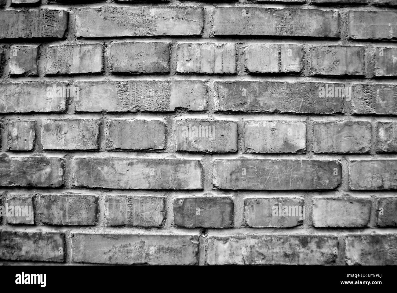 roten Backsteinmauer Stockfoto