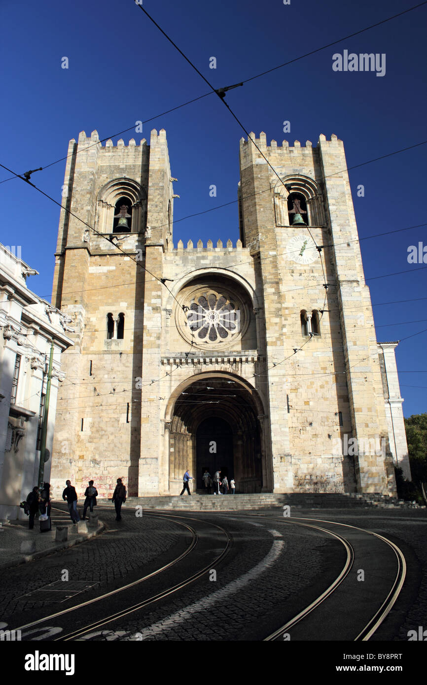 Se, Alfama, Lissabon, Portugal Stockfoto