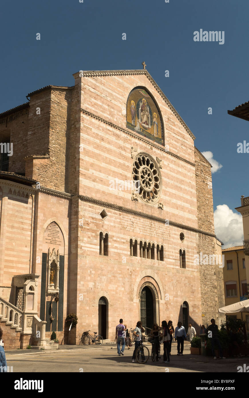 Foligno - Duomo di San Feliciano Stockfoto