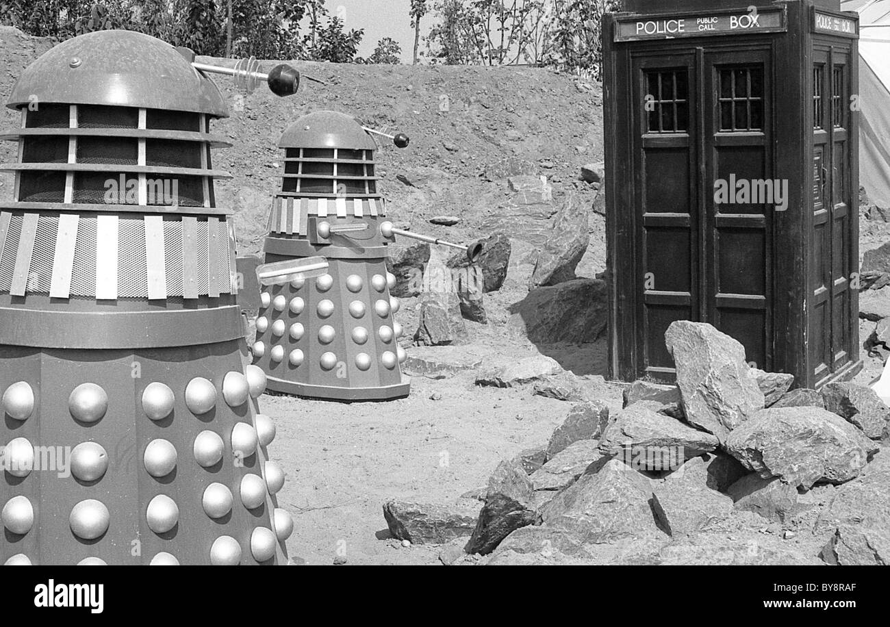 Der Doctor Who-Garten an der Liverpool-Gartenschau im Jahr 1984 Stockfoto