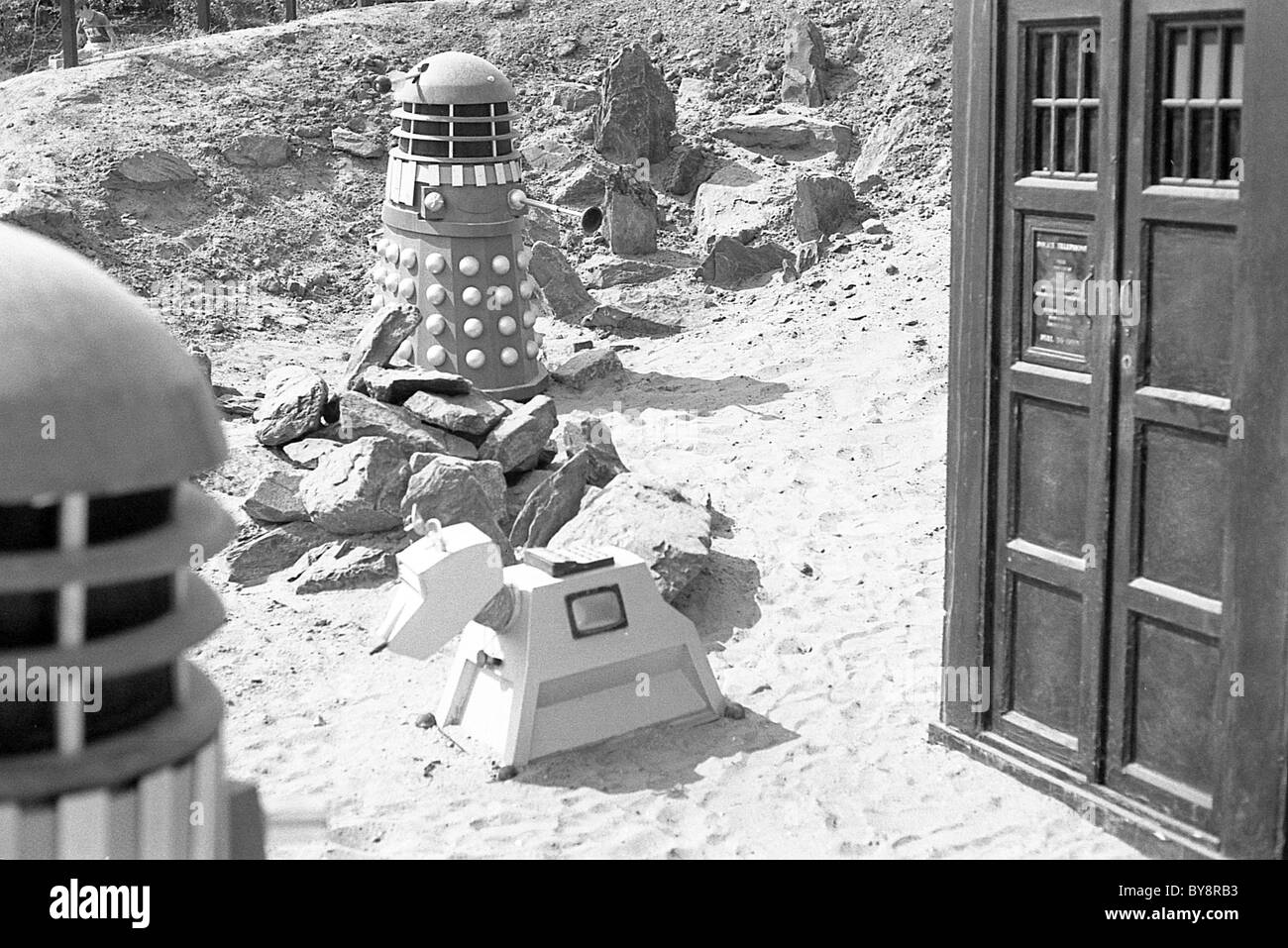 Der Doctor Who-Garten an der Liverpool-Gartenschau im Jahr 1984 Stockfoto