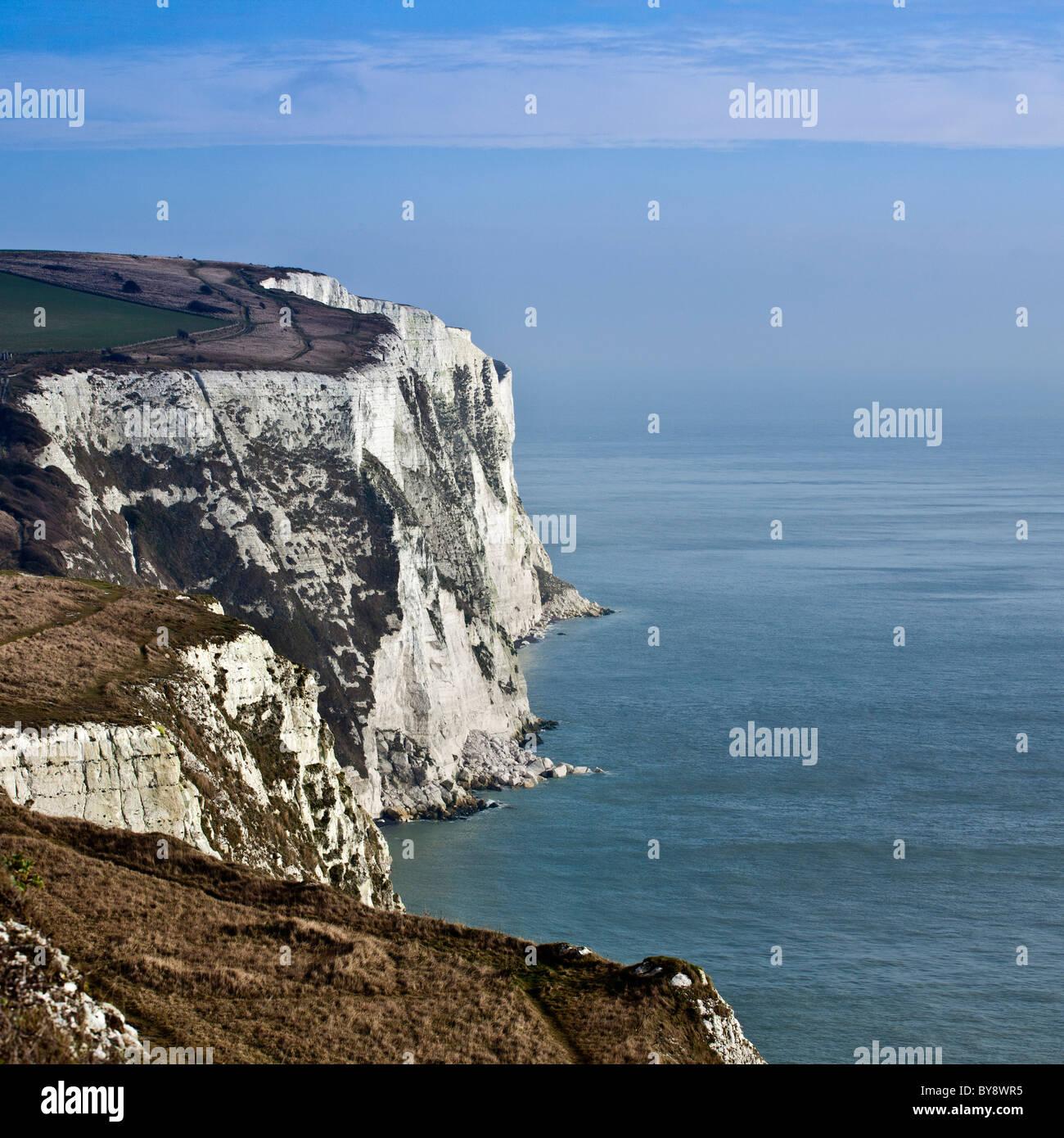 Kreidefelsen von Dover Stockfoto