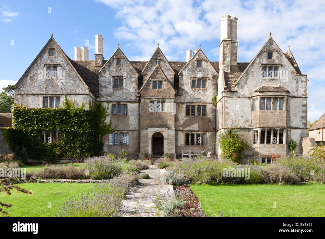 Doughton Manor in der Cotswold-Dorf Doughton, Gloucestershire Stockfoto