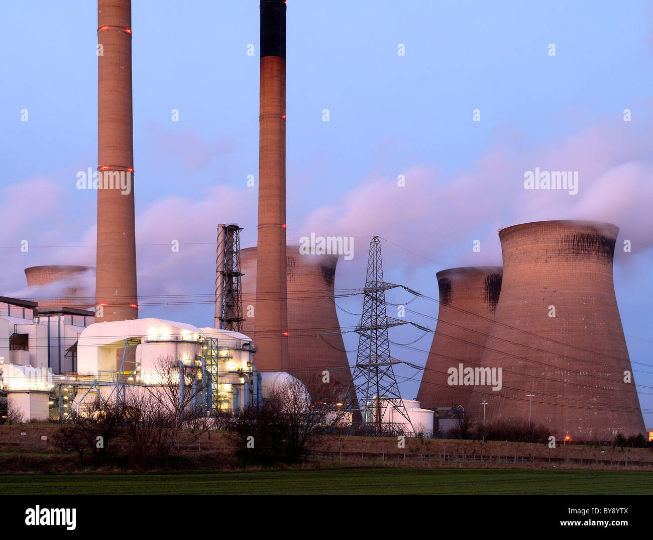Ferrybridge Kohlekraftwerk Kraftwerk, Yorkshire, England, UK Stockfoto