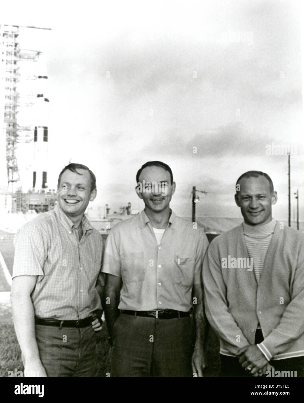 Apollo 11-Besatzung, Neil A. Armstrong, Buzz Aldrin und Michael Collins Stockfoto Apollo 11-Besatzung, Neil A. Armstrong, Buzz Aldrin und Michael Collins Stockfoto