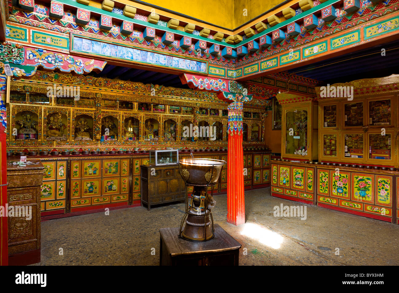 Inneren Drepung-Kloster, Lhasa, Tibet. JMH4528 Stockfoto