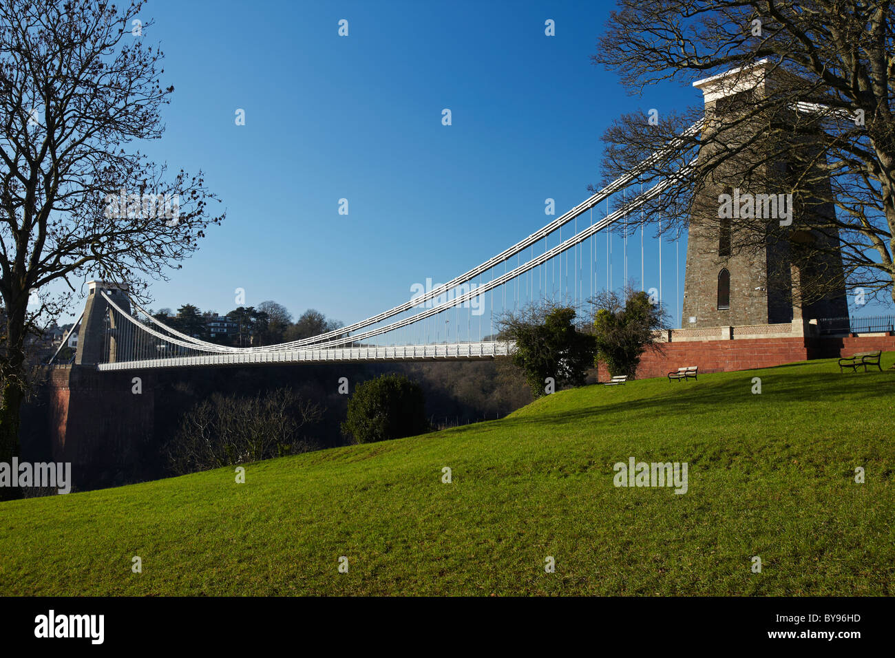 Clifton Suspension Bridge, Bristol, Avon, England, Vereinigtes Königreich Stockfoto