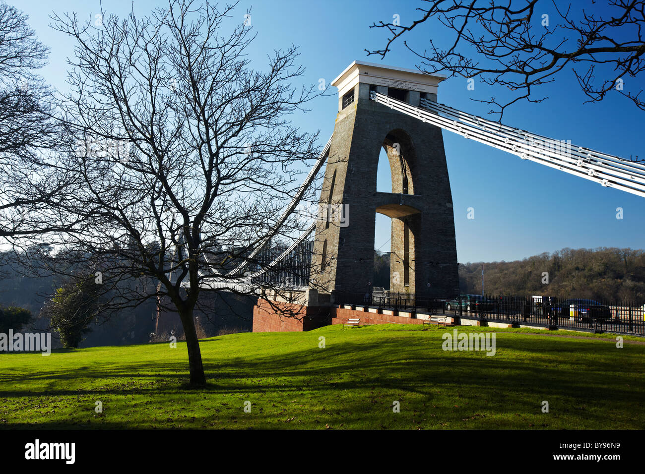 Clifton Suspension Bridge, Bristol, Avon, England, Vereinigtes Königreich Stockfoto