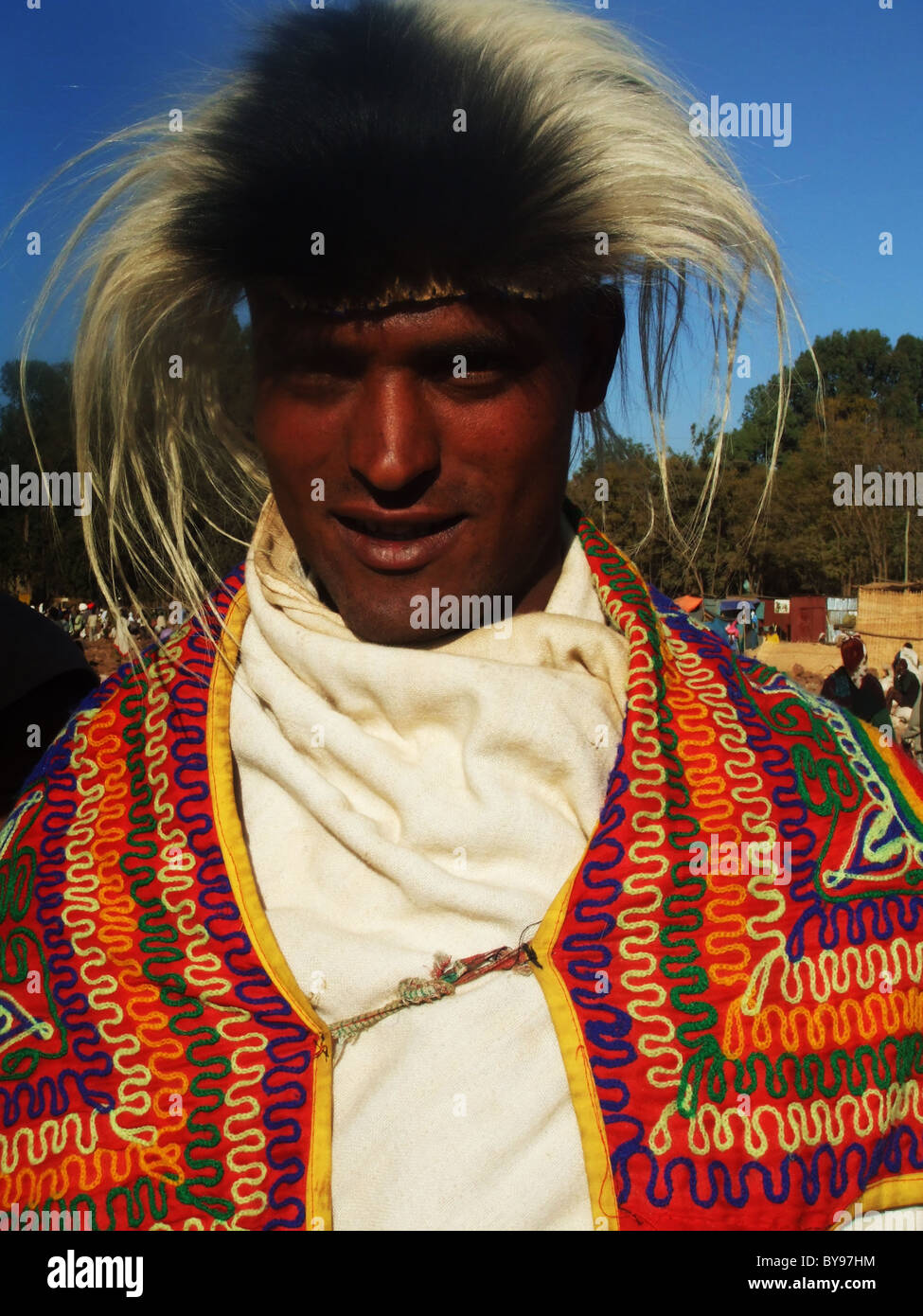 Gesichter von Äthiopien. Stockfoto