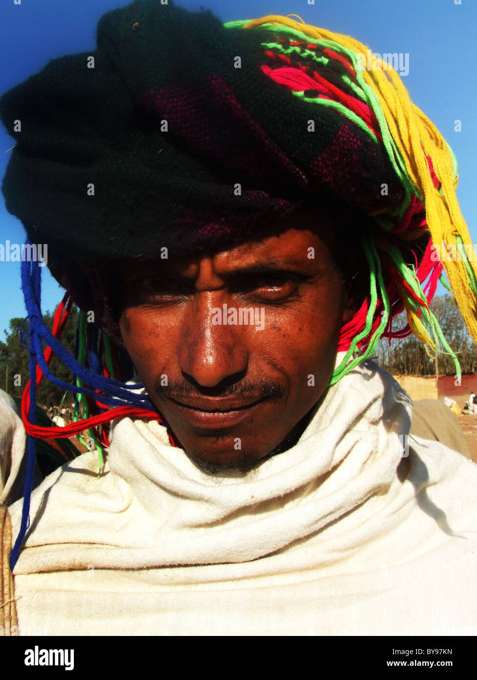 Gesichter von Äthiopien. Stockfoto