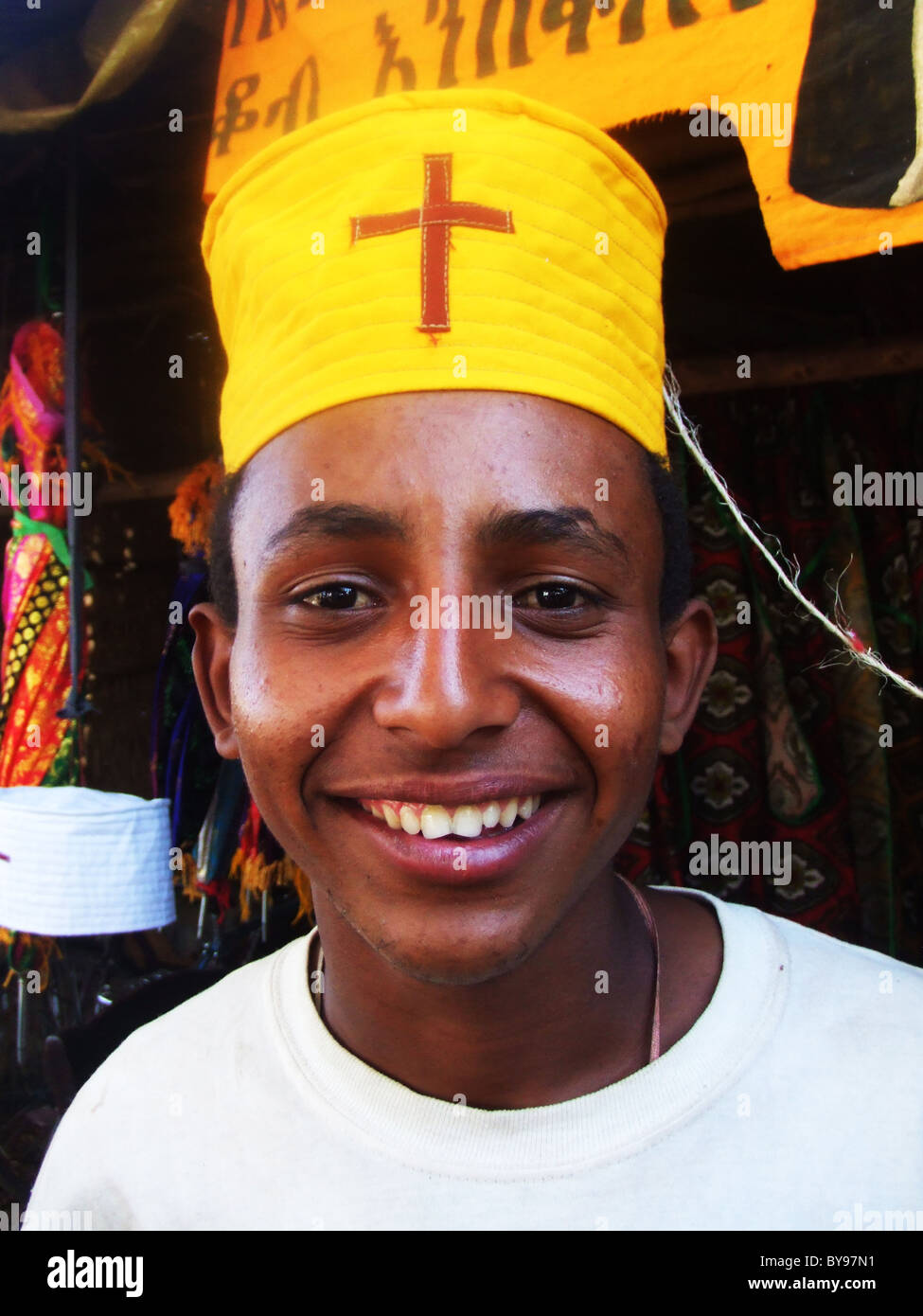 Gesichter von Äthiopien. Stockfoto
