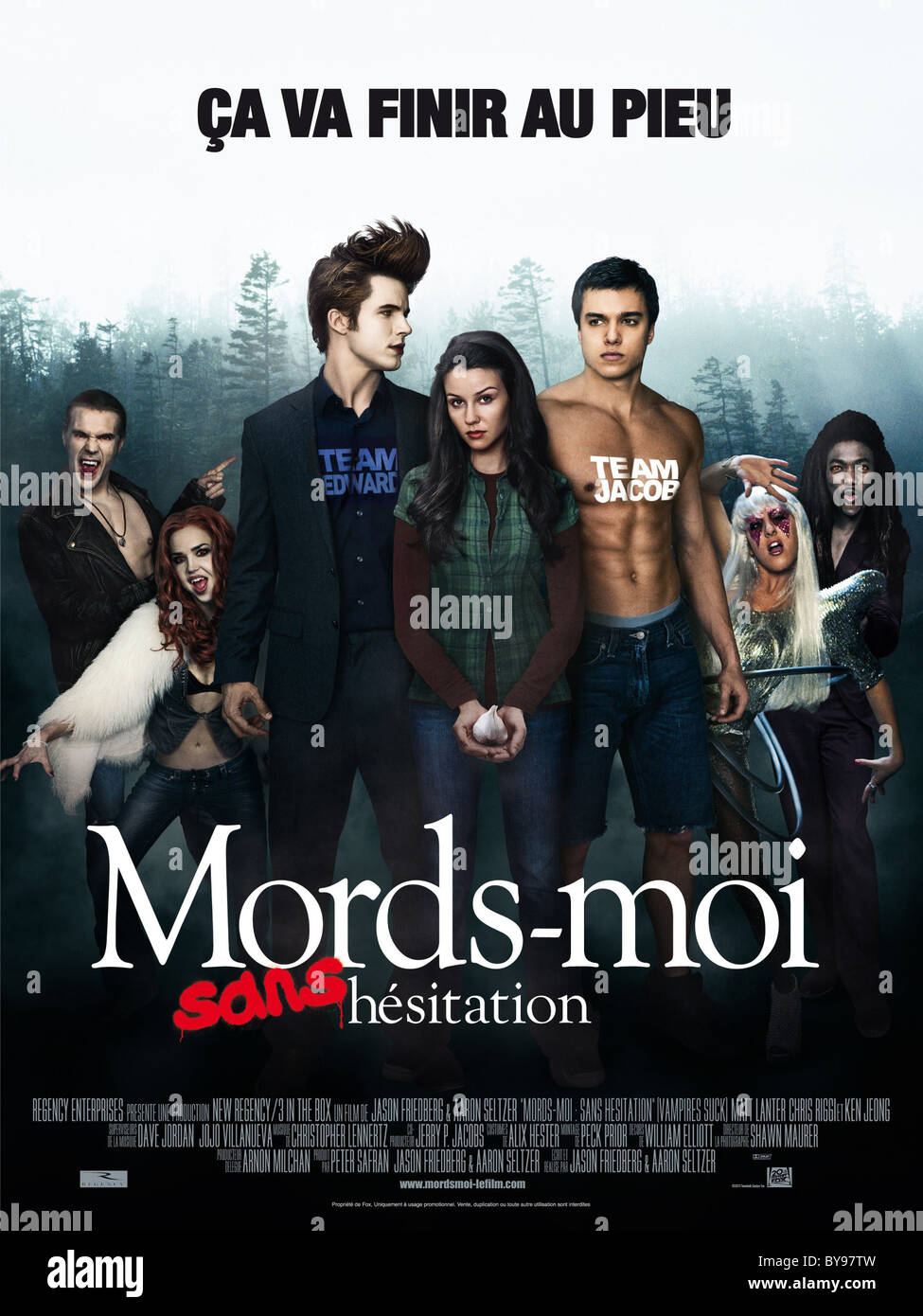 Vampire saugen Jahr: 2010 USA Regie: Jason Friedberg, Aaron Seltzer Jenn Proske, Matt Lanter, Chris Riggi Movie Poster (Fr) Stockfoto