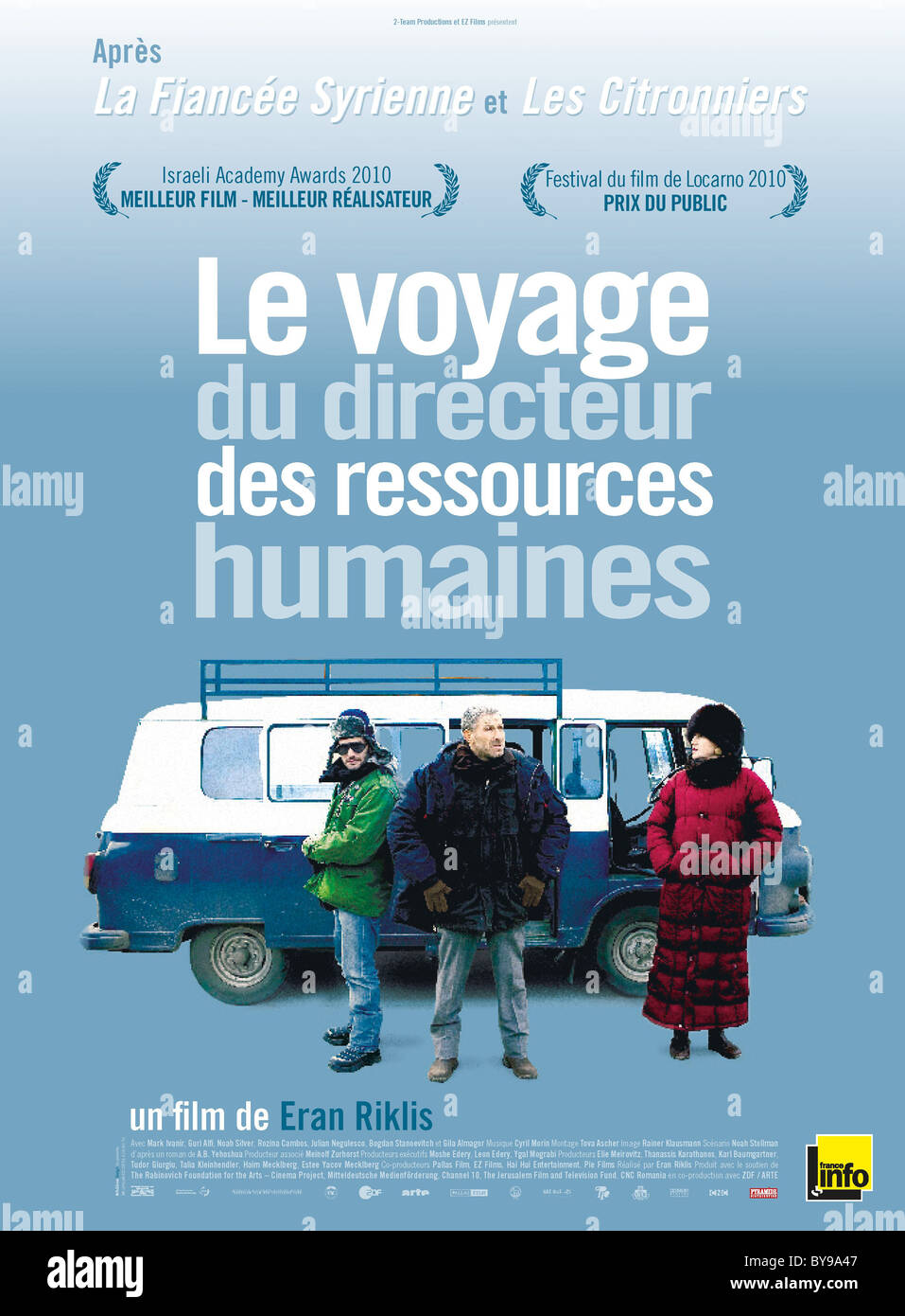 Human Resources Manager Jahr: 2010 Israel / Frankreich / Ger Regie: Eran Riklis Filmplakat (Fr) Stockfoto