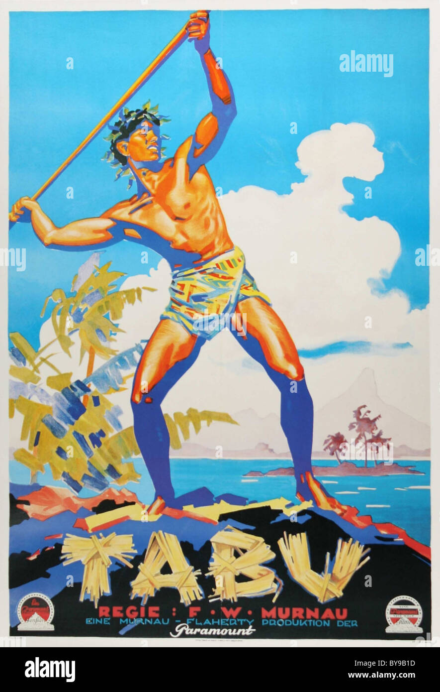 Tabu: Eine Geschichte von der Südsee-Jahr: 1931 - USA Regie: Robert J. Flaherty f.w. Murnau Filmplakat (Ger) Stockfoto