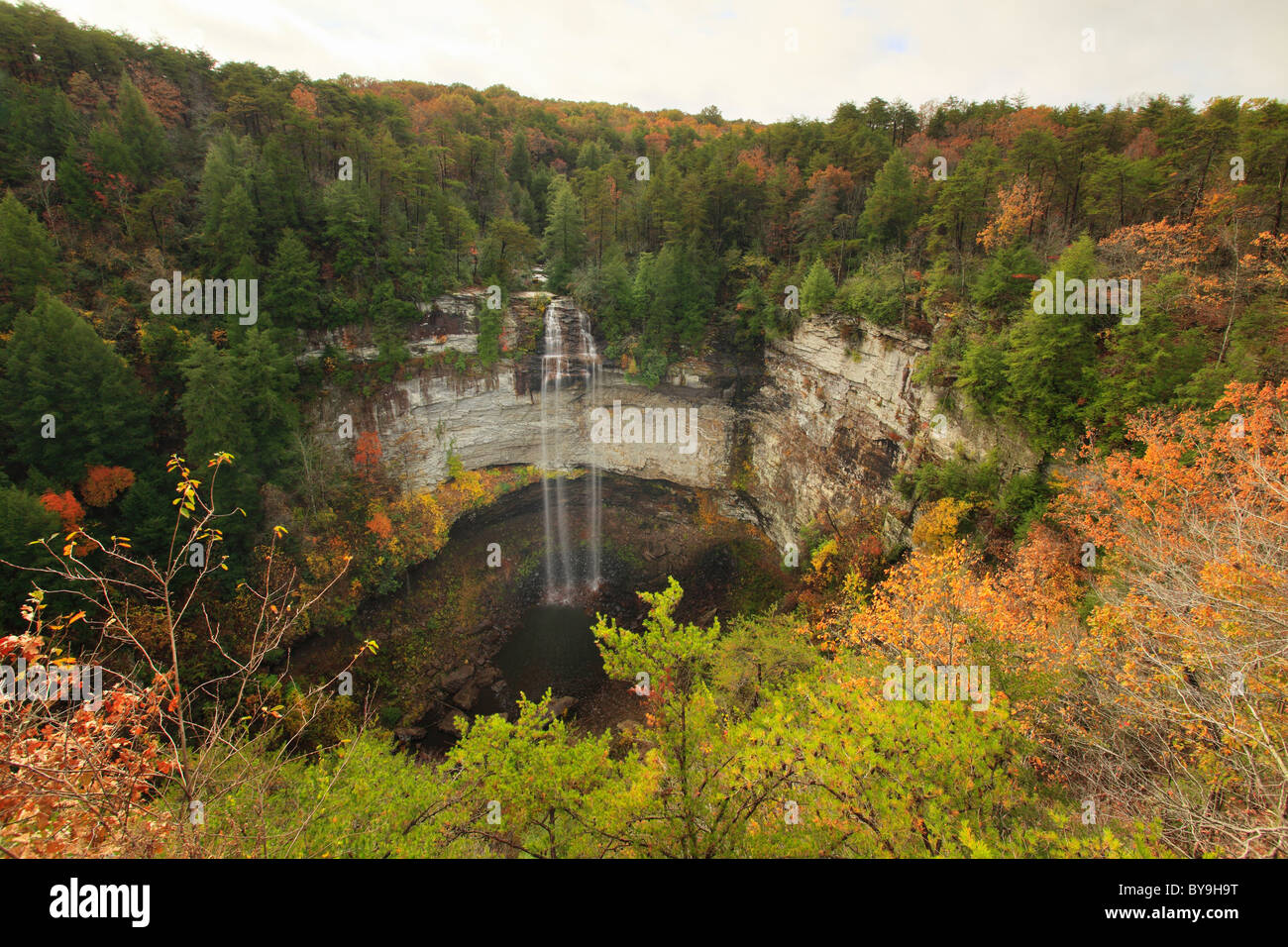 Fall Creek Falls, Herbst Creek Falls State Park Resort, Pikeville, Tennessee, USA Stockfoto