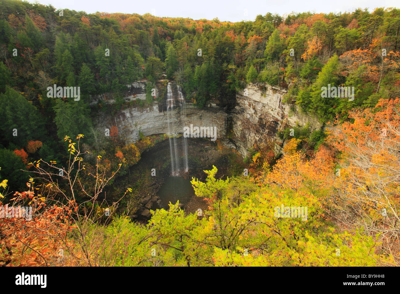Fall Creek Falls, Herbst Creek Falls State Park Resort, Pikeville, Tennessee, USA Stockfoto