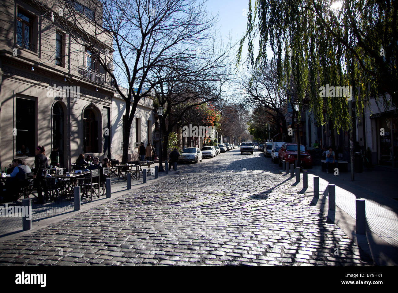 Die Straßen von Palermo Viejo oder Palermo Soho, einem trendigen Viertel von Buenos Aires, Argentinien. Stockfoto