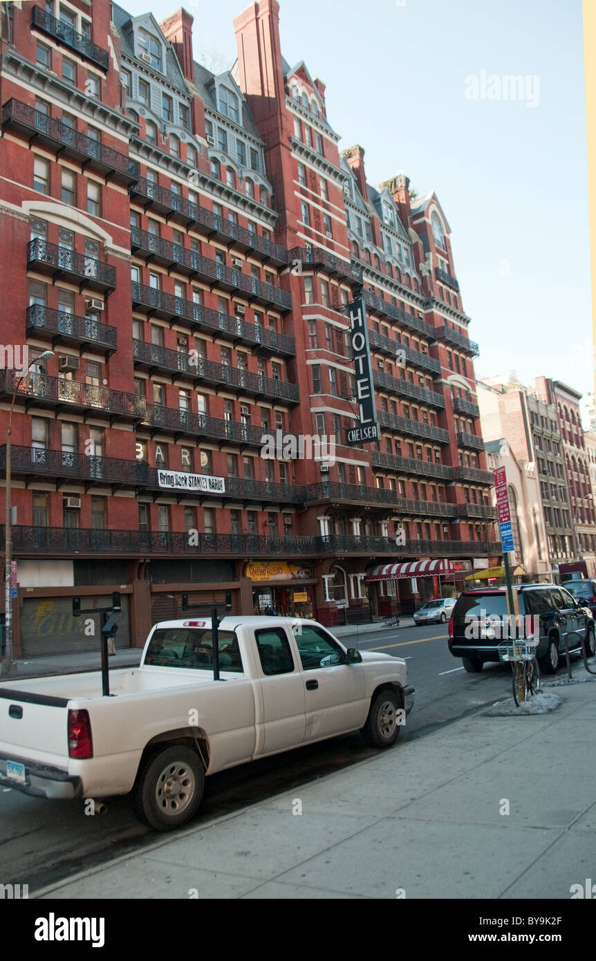 Hotel Chelsea, New York, USA Stockfoto