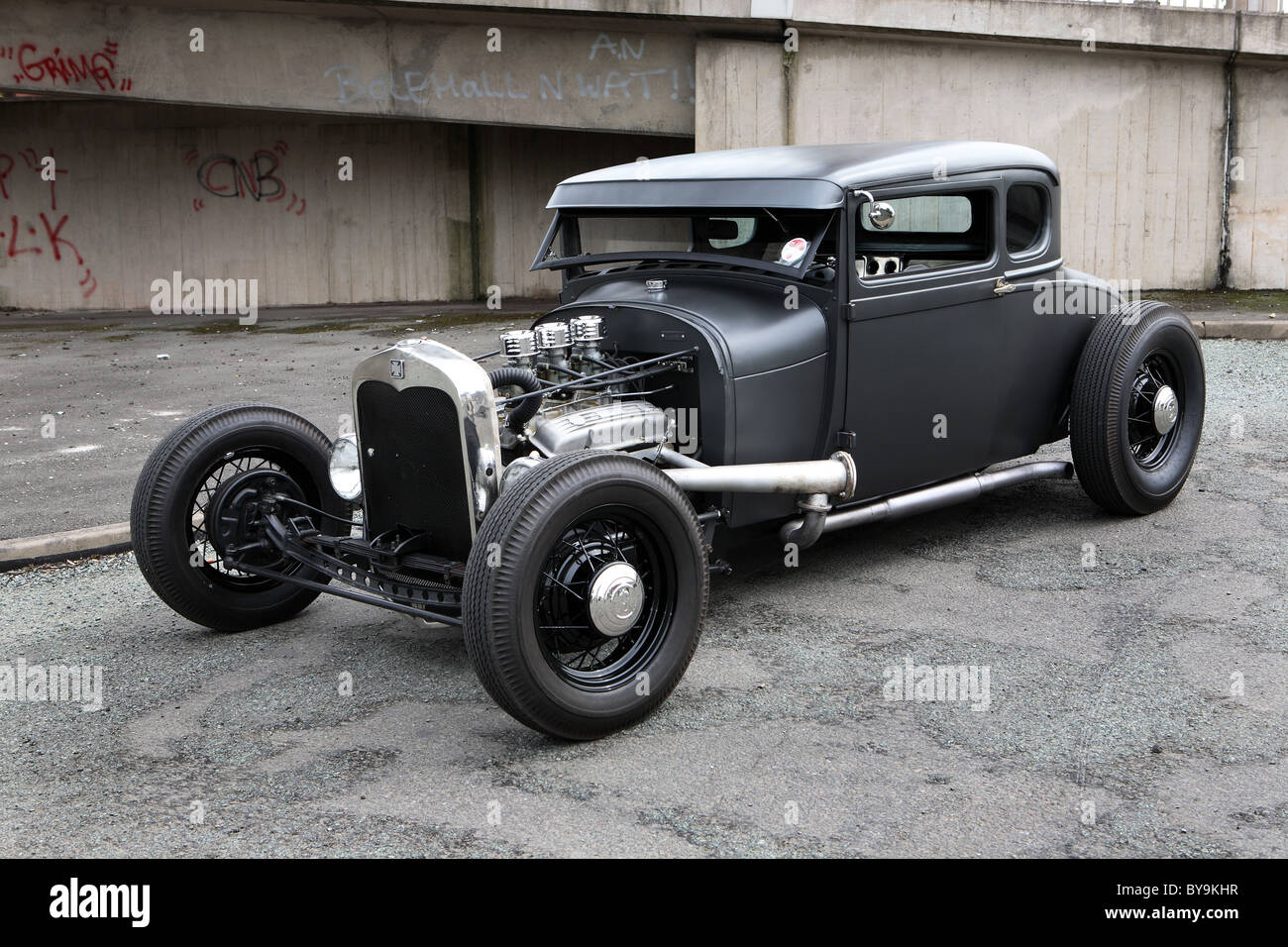 Ford Model A Coupe Hotrod Stockfotografie Alamy