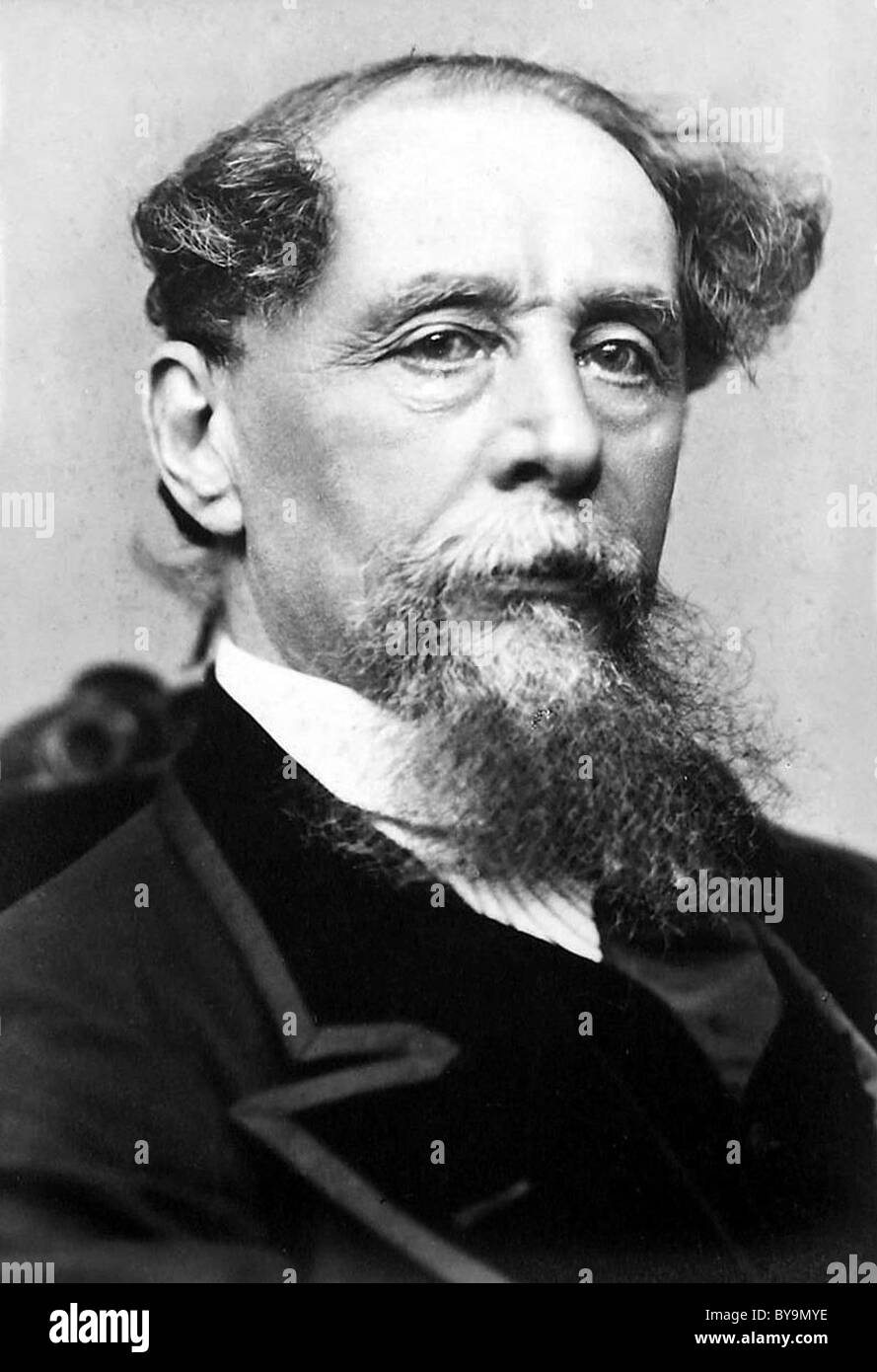 Viktorianischen Schriftsteller CHARLES DICKENS (1812-1870) und Philanhropist fotografiert von Jeremiah Gurney in New York im Jahre 1867 und 1868 Stockfoto