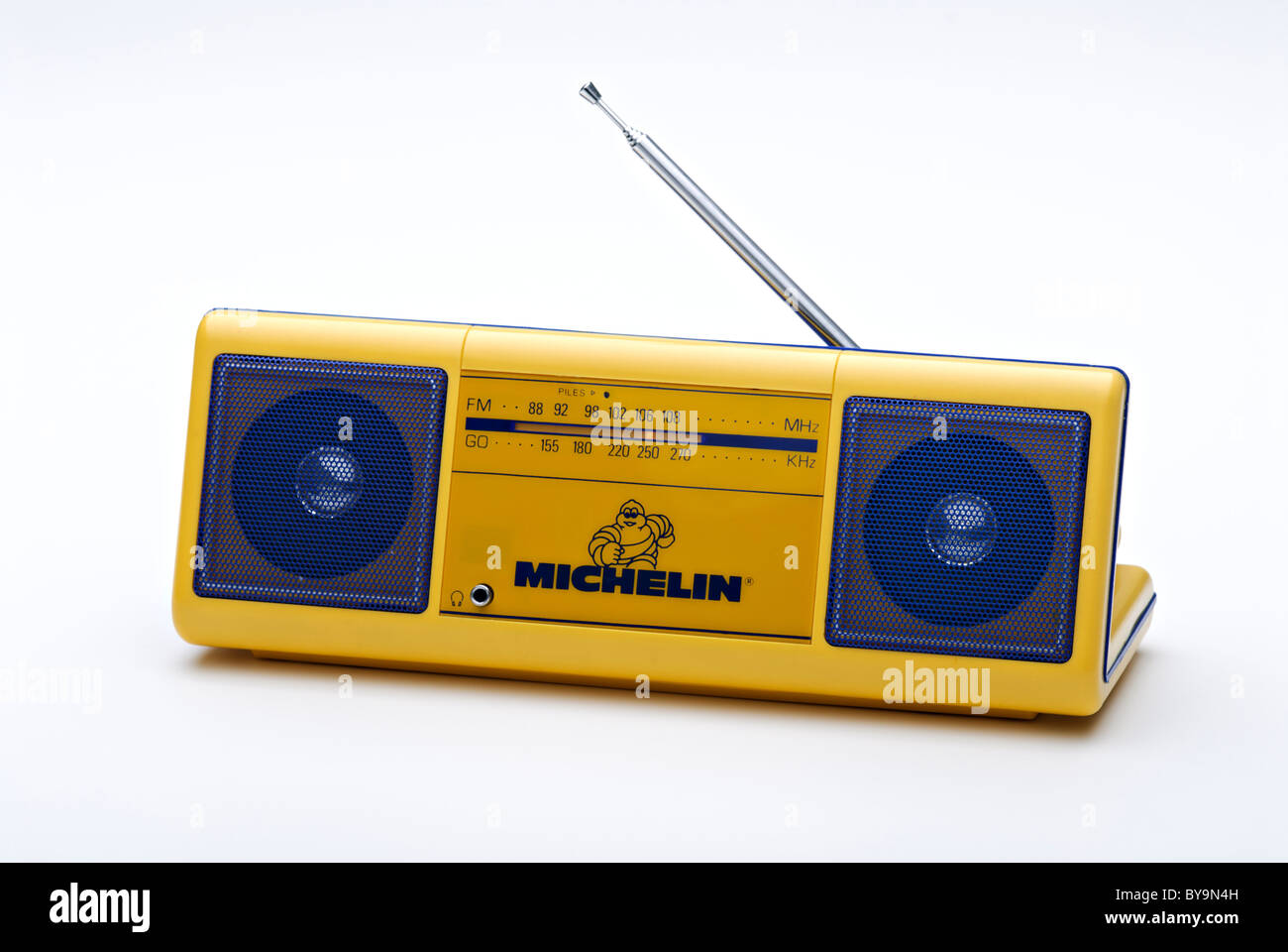 Michelin Werbung Geschenk Kofferradio 1990 Stockfoto