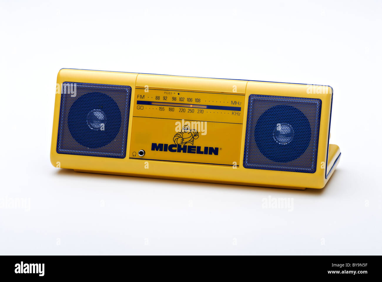 Michelin Werbung Geschenk Kofferradio 1990 Stockfoto