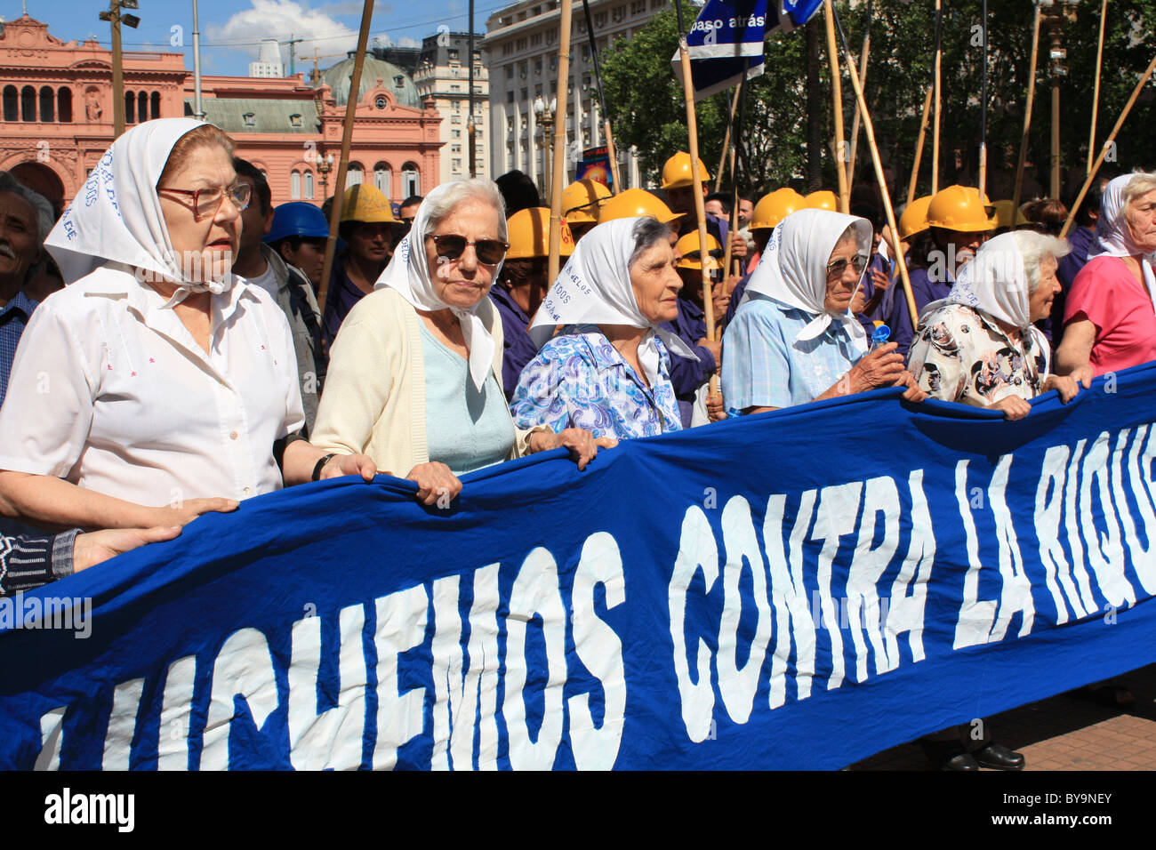 Mütter der Plaza de Mayo, Buenos Aires, Argentinien Stockfoto