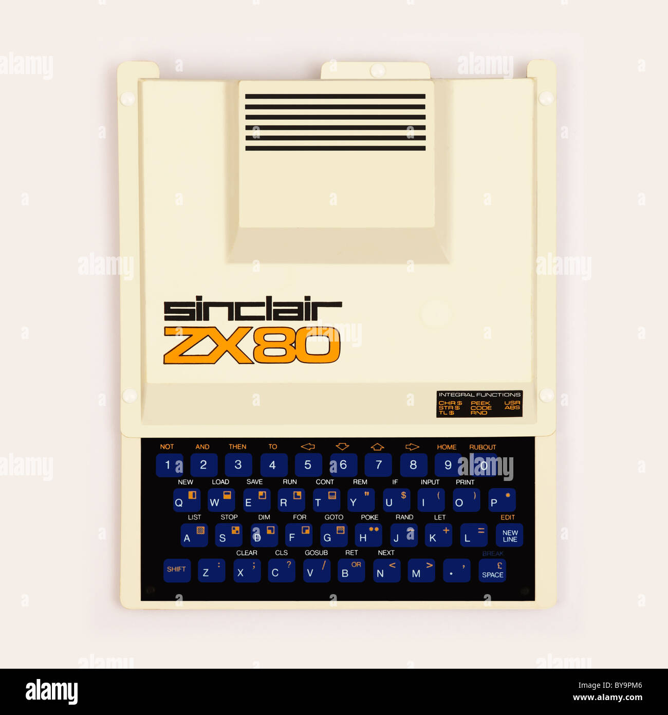 Sinclair ZX80 Personalcomputer von 1980 Stockfoto