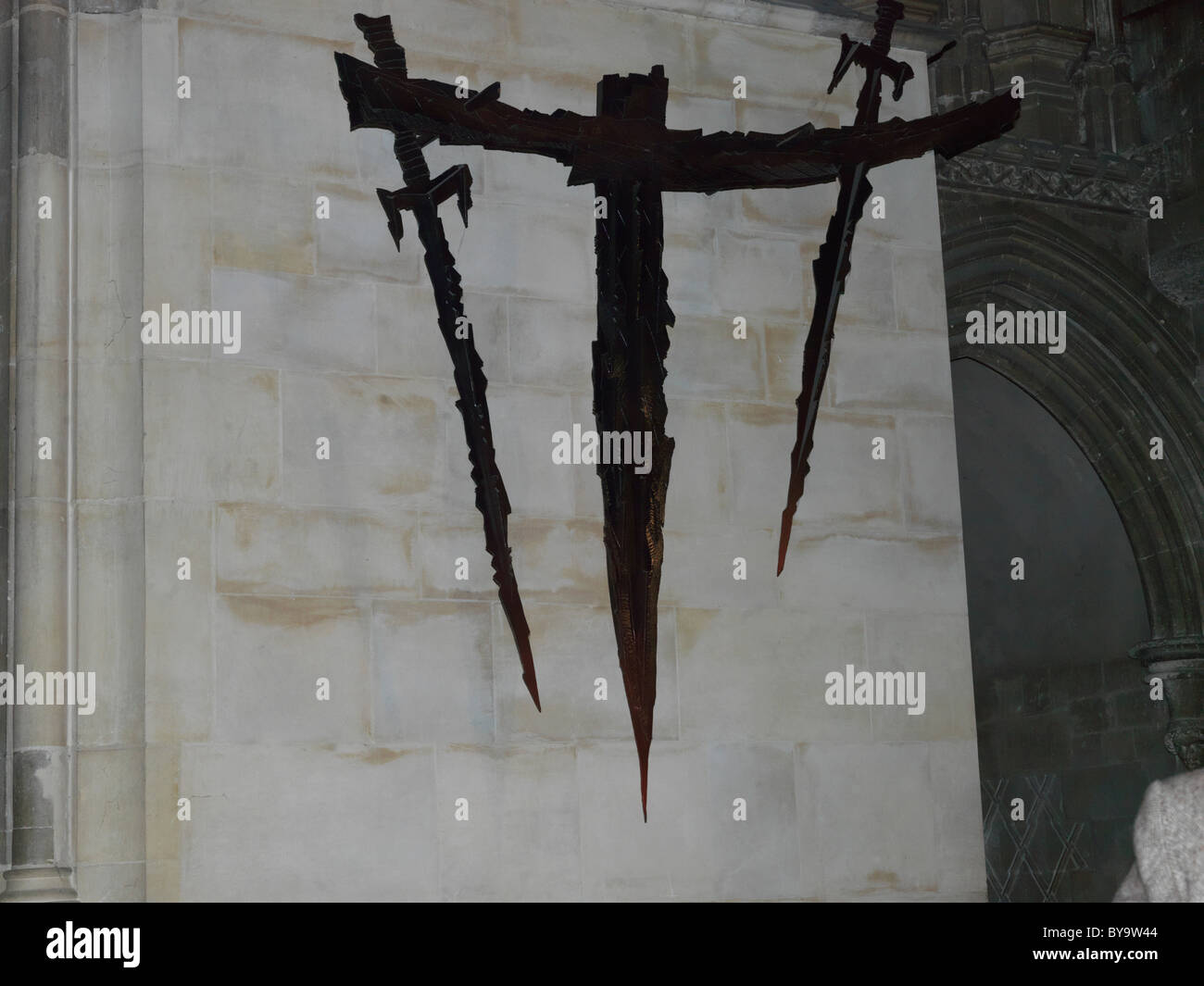 Canterbury Kent England Canterbury Kathedrale The Website Of The Martyrium wo Thomas Becket ermordet wurde Stockfoto