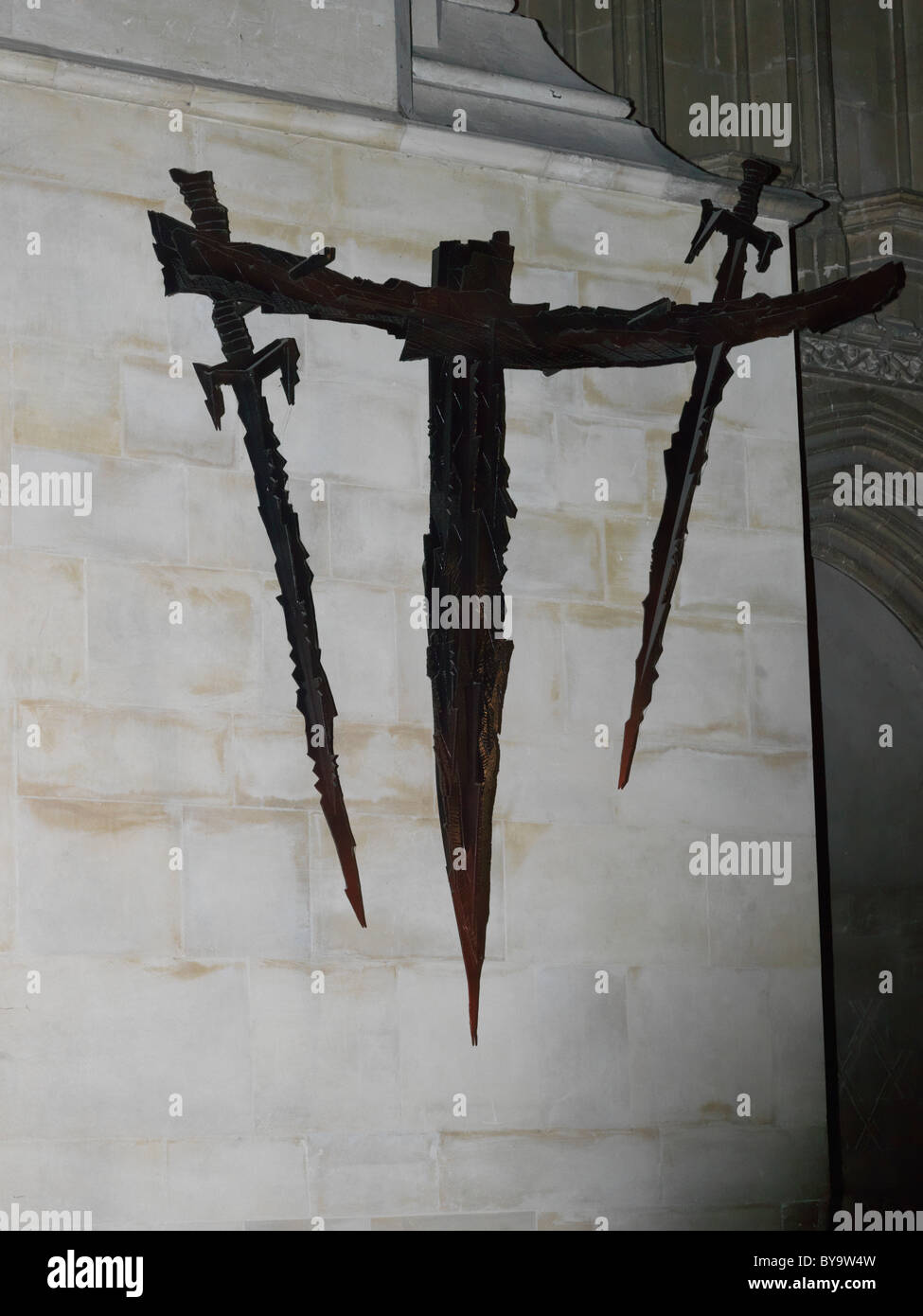 Canterbury Kent England Canterbury Kathedrale The Website Of The Martyrium wo Thomas Becket ermordet wurde Stockfoto