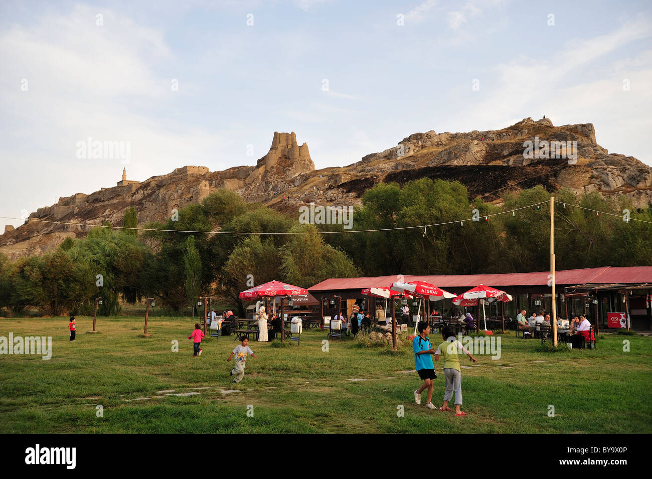 Park unter Van Kale, Türkei 100926 37267 Stockfoto